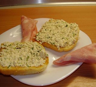 Tofu pomazánka s řeřichou