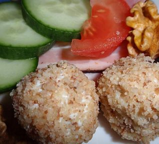 Nivovo-ořechové kuličky