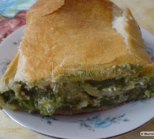 Listový závin se špenátem a balkánským sýrem