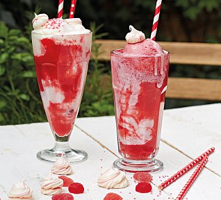 Milkshake s jahodami