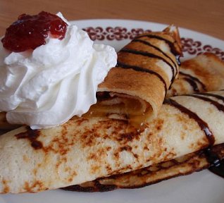 Jemné tvarohové palačinky