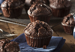 Exkluzivní čokoládové muffiny