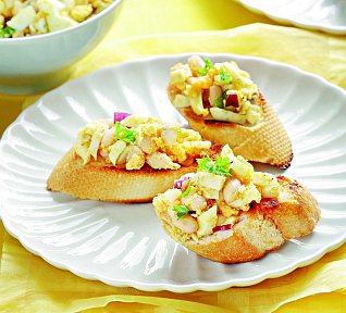 Topinky s vajíčkovou pomazánkou