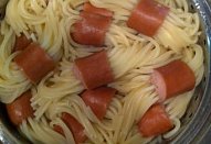 Chobotničky ze špaget
