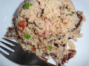 Houbový kuskus - rychle a chutně