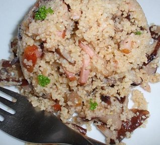 Houbový kuskus - rychle a chutně Houbový kuskus - rychle a chutně