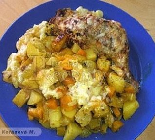 Kuřecí stehna po Řecku