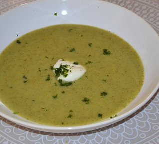 Brokolicová polévka Brokolicová polévka