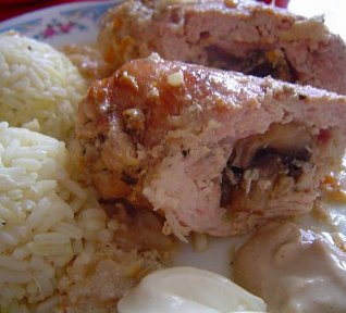 Jemné kuřecí závitky