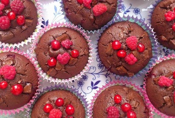 Exkluzivní čokoládové muffiny
