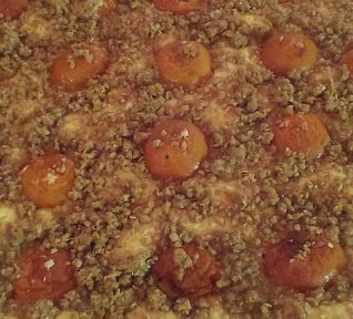 Tvarohový koláč s ovocem III.