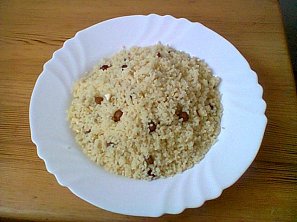 Spařená krupice (kuskus), základní recept
