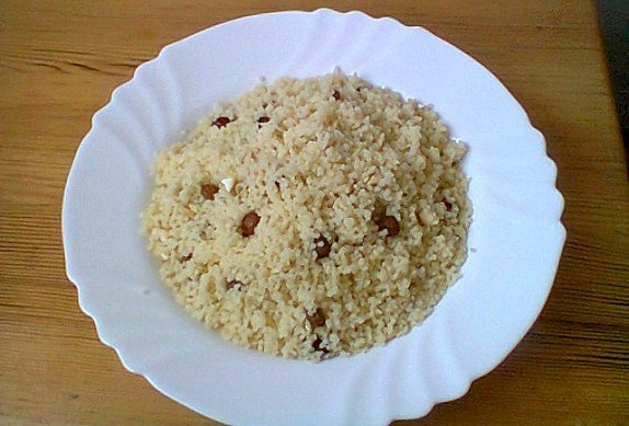 Spařená krupice (kuskus), základní recept