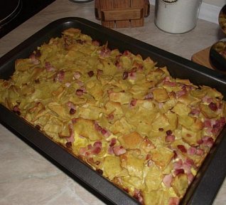 Domácí šunkofleky s uzeným Domácí šunkofleky s uzeným