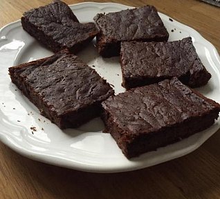 Cuketová buchta ala brownies
