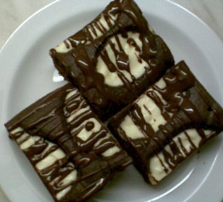 Kakaový koláč s tvarohem