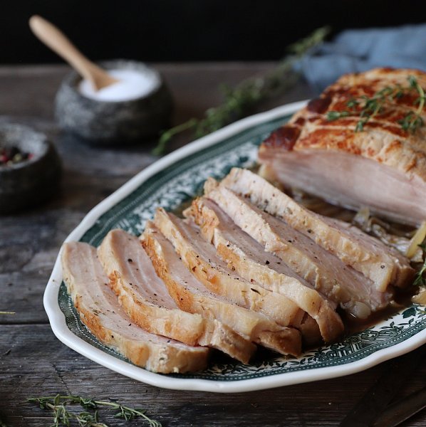 Dokonale šťavnatá vepřová pečeně