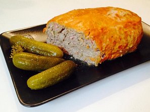 Sekaná s hořčičnou krustou