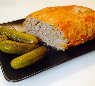 Sekaná s hořčičnou krustou