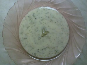 Polévka brokolicová se sýrem