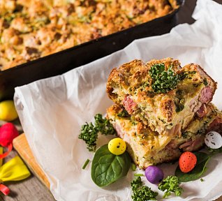 Velikonoční nádivka na plech