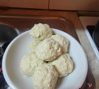 Tofu sladké knedlíky