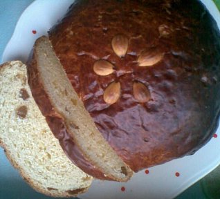 Cukrářská vánočka (mazanec)