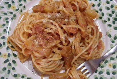 Špagety all'Amatriciana