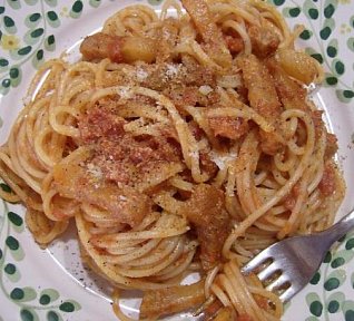 Špagety all'Amatriciana
