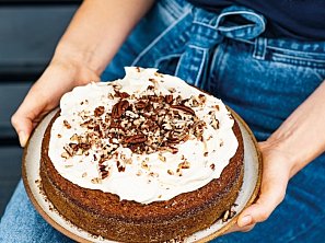 Dýňový koláč s krémem ze smetanového sýra