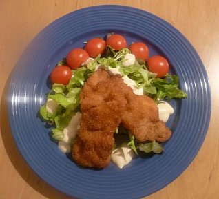 Kuřecí salát s hořčicovým dresinkem