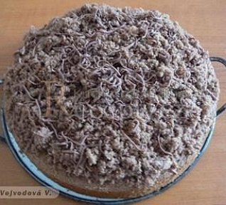 Domácí krtkův dort Domácí krtkův dort
