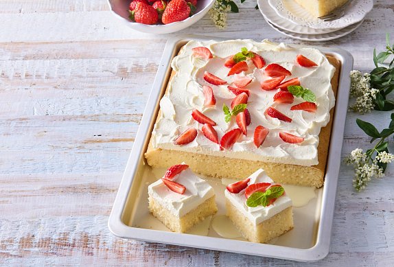 Pastel de tres leches, třímléčný koláč