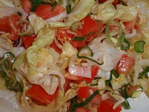 Jednoduchý (nejen) rajský salát