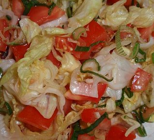 Jednoduchý (nejen) rajský salát