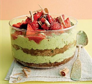 Bazalkové tiramisu Bazalkové tiramisu