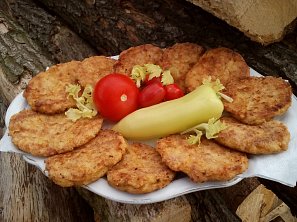 Celerovo-sýrové placičky s Lučinou