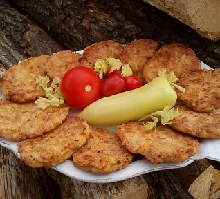 Celerovo-sýrové placičky s Lučinou