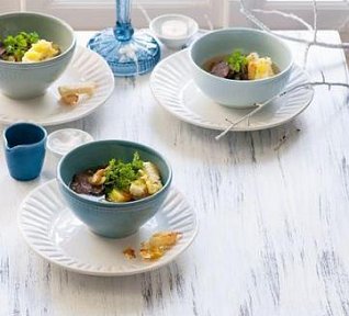 Česnečka s hovězím