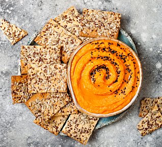 Dýňová tofu pomazánka