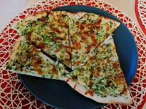 Pizza s cuketou Pizza s cuketou