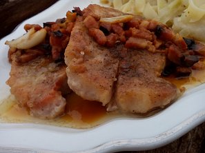 Šťavnatá česneková kotleta