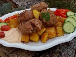 Tvarůžky a Romadur v mletém mase