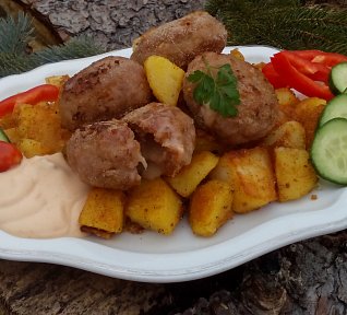 Tvarůžky a Romadur v mletém mase