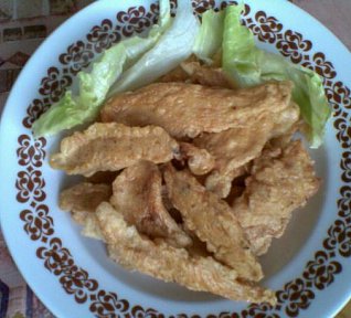 Kuřecí tyčinky s dipy