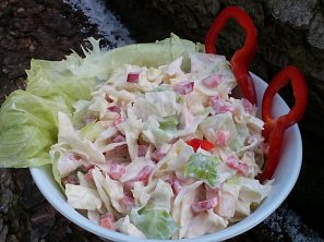 Ledový salát s kapií