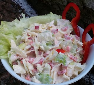 Ledový salát s kapií