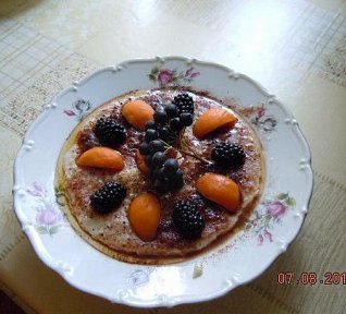 Kaše z ovesných vloček s krupicí