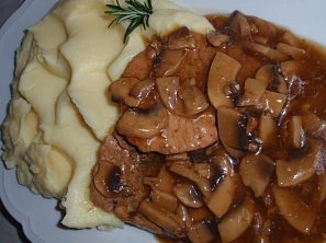 Žampionové kotlety na rozmarýnu