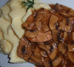 Žampionové kotlety na rozmarýnu